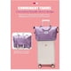 thumbnail image 4 of Bolsa de viaje de gran tamaño, bolsa deportiva para gimnasio, bolsa de hombro para el fin de semana, para pasar la noche para mujer (púrpura), 4 of 5