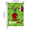 thumbnail image 3 of Grinch Decor Grinch Christmas Decorations Bathroom Grinch Christmas Decorations Christmas Decoration Outdoor Banner Fun Decorative Double Sided Banner 30x45cm, 3 of 3
