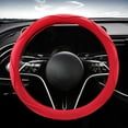 thumbnail image 6 of Car Steering Wheel Cover, Thin Anti-Slip Fiber Handle, Sports Style Grip, All Season Comfortable Interior Accessory, Universal Fit for Cars and Trucks, 6 of 6