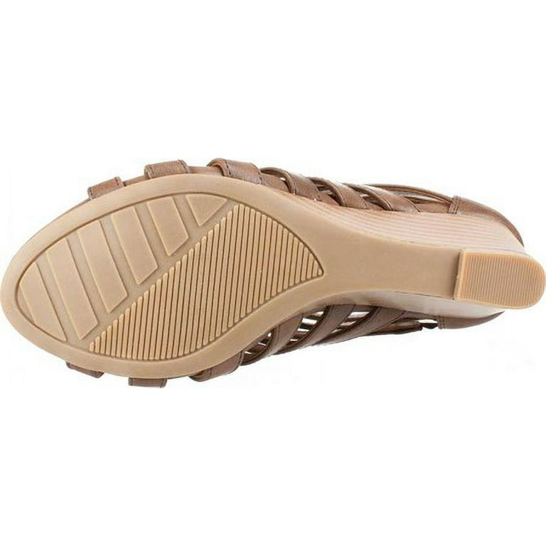 White mountain victoria strappy hotsell wedge sandals