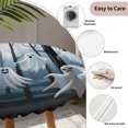 thumbnail image 3 of White Ghost Halloween Round Tablecloth for 45-54 Inch Tables, Fitted Table Cover with Elastic Edge, Silhouettes Forest Branches Waterproof Outdoor Table Cloth Protector for Patio Garden Dinner Picnic, 3 of 9