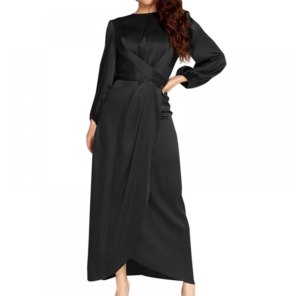 Dropship Dress Women Vestidos Vintage Solid Daily Empire Elegant Black BF  Oversized Classy Retro Fashion Charm Female Clothes Long Sleeve to Sell  Online at a Lower Price