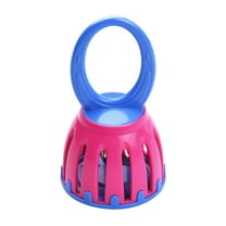 Muslady 5 Inch Cage Bell Mini Handheld Bell Early Educational Musical Percussion Instrument