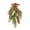 A002, variant on Artificial Christmas Teardrop Swag, 21" Faux Pine Needles Greenery Teardrop Wreath for Xmas Door Table Mantle Fireplace Indoor Outdoor Holiday Decor with White Berries