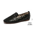 thumbnail image 7 of Rokment Womens Butterfly Ballet Flat Dress Shoes 2026 Spring Summer Fashion Hollow out Leather Square Toe Low Heel Casual Walking Slip on Loafers for Ladies Black Size 6, 7 of 7