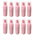 thumbnail image 1 of 10 botellas de bomba de espuma de plástico, mini dispensador de espuma portátil de 60 ml, dispensador de jabón de manos para jabón de manos, limpiador Rosa Sunnimix Botella dispensadora de espuma, 1 of 6