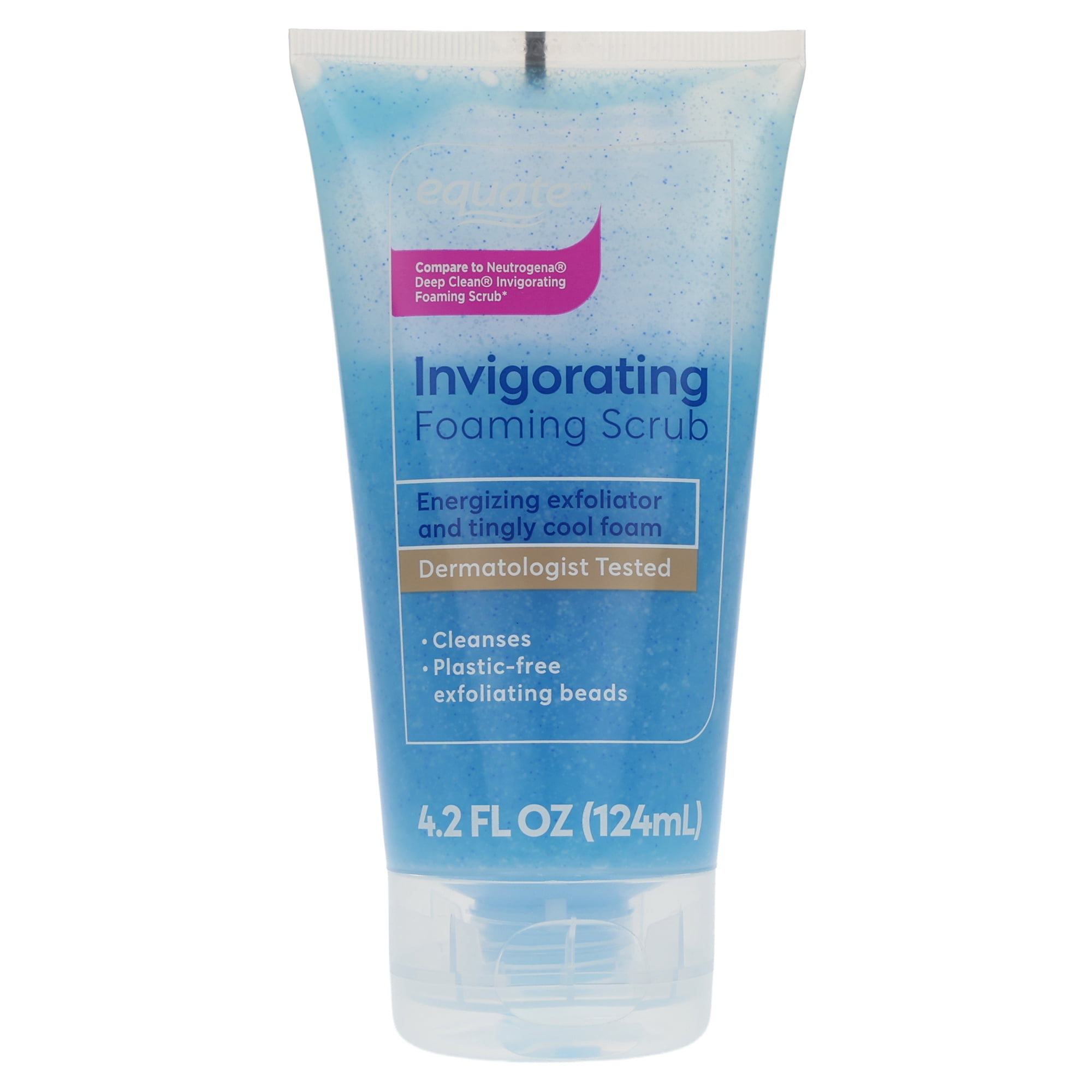 Equate Invigorating Foaming Scrub, 4.2 fl oz