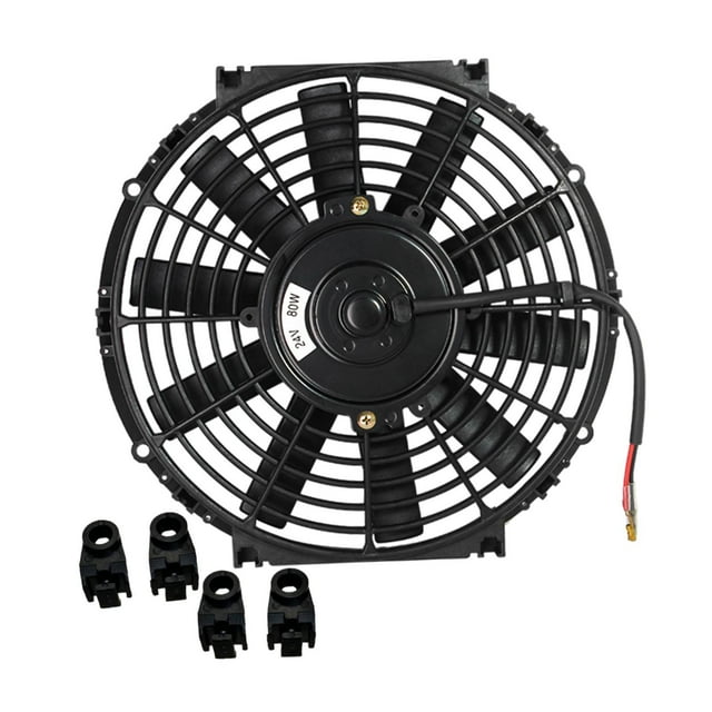 Ventilador de refrigeración del radiador del automóvil Reemplaza el conjunto de alto rendimiento eléctrico 24 V 80 W