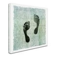 thumbnail image 2 of Trademark Fine Art 'Life Is Better At The Lake Foot Print' Canvas Art by LightBoxJournal, 2 of 3