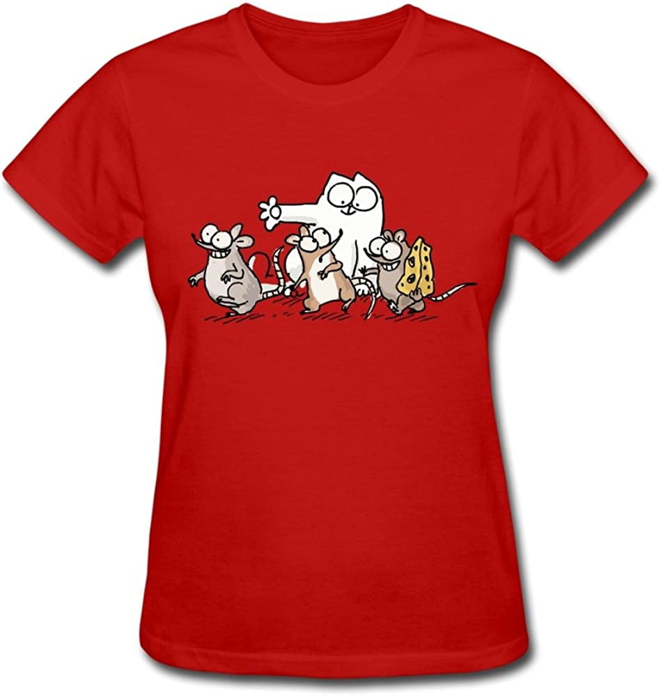 Camiseta Roja Retro para Mujer con Diseño Chile Ubuy