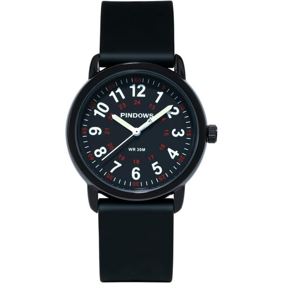 Nurse Watch for Nurses, Doctors, Medical Professionals, Easy to Read Waterproof Women's Men Medical Watch Luminous Dial 12/30 Hour Display, Soft Breathable Silicone Band Replaceable.