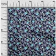 thumbnail image 1 of oneOone Georgette Viscose Fabric Dot & Flower Floral Printed Craft Fabric BTY 42 Inch Wide, 1 of 4