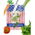 thumbnail image 2 of Caroline's Treasures God Bless Flag with Golden Retriever Glass Cutting Board Large, 2 of 2