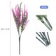 thumbnail image 2 of 8 Paquetes Artificiales Unique Bargains Lavanda Flores Imitación Fucsia 14.96 Pulgadas, 2 of 6