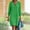 Green, variant on Njoeus Cotton Linen Dresses for Women, Women Spring Fall Casual Long Sleeve Midi Dress Loose Elegant Plain Knee-Length Dress