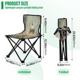 thumbnail image 3 of YAZAOO Camping Chairs Modern Lantern in Floral Pattern Folding chair, 3 of 8