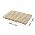 thumbnail image 2 of Dog Crate Bed Washable Dog Beds for Small Dogs Cats Deluxe Thick Flannel Fluffy Comfy Kennel Pad Anti-Slip & Anti-Scratch Pet Sleeping Mat, 18 x 12 Inch, Yellow, 2 of 5