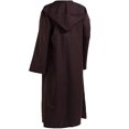 thumbnail image 2 of Adult Hooded Robe Cloak Knight Fancy Cool Cosplay Long Sleeve Costume Tops, 2 of 6