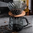 thumbnail image 4 of Glass Coffee Server 600ml Iced Replacement Small Mug Tea Water Beverage Pour Over Dripper with Scale Household Office Bar Pot Kitchen Drinkware, 4 of 9