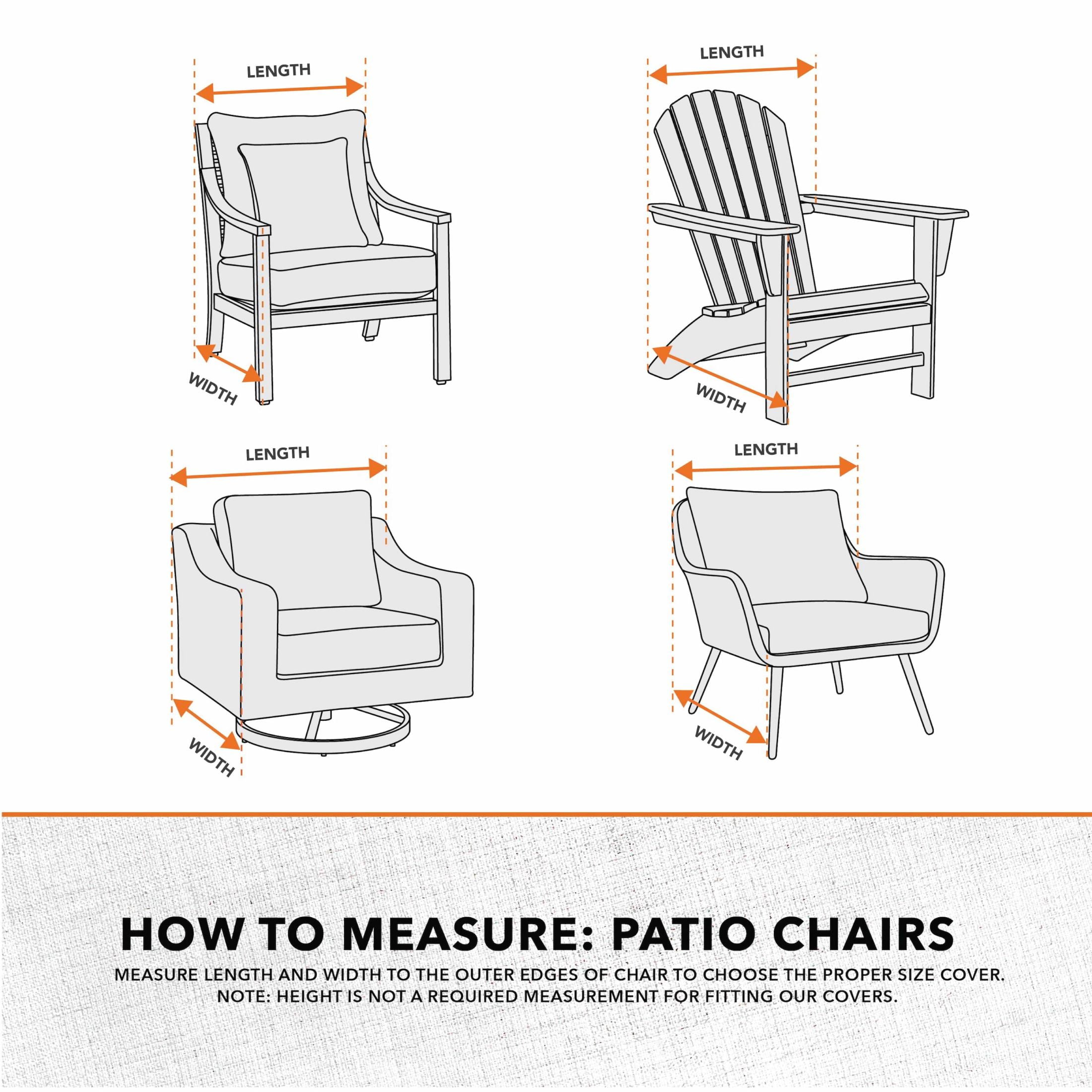 Modern Leisure Monterey Patio Swivel Lounge Chair Cover, 2-Pack, 37.5"L X 39.25"W X 38.5"H, Beige