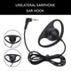 thumbnail image 5 of USB C/3.5mm Single-Side Earphones Headphone Single Side Corded Headsets Mono Earbud Ear Hook for Mobile Phones Notebook, 5 of 5
