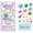 G, variant on Desktop Ornament Making Kit Crystal Stacked 3D Building Stickers Cartoon Puffy Resin Decor Stickers