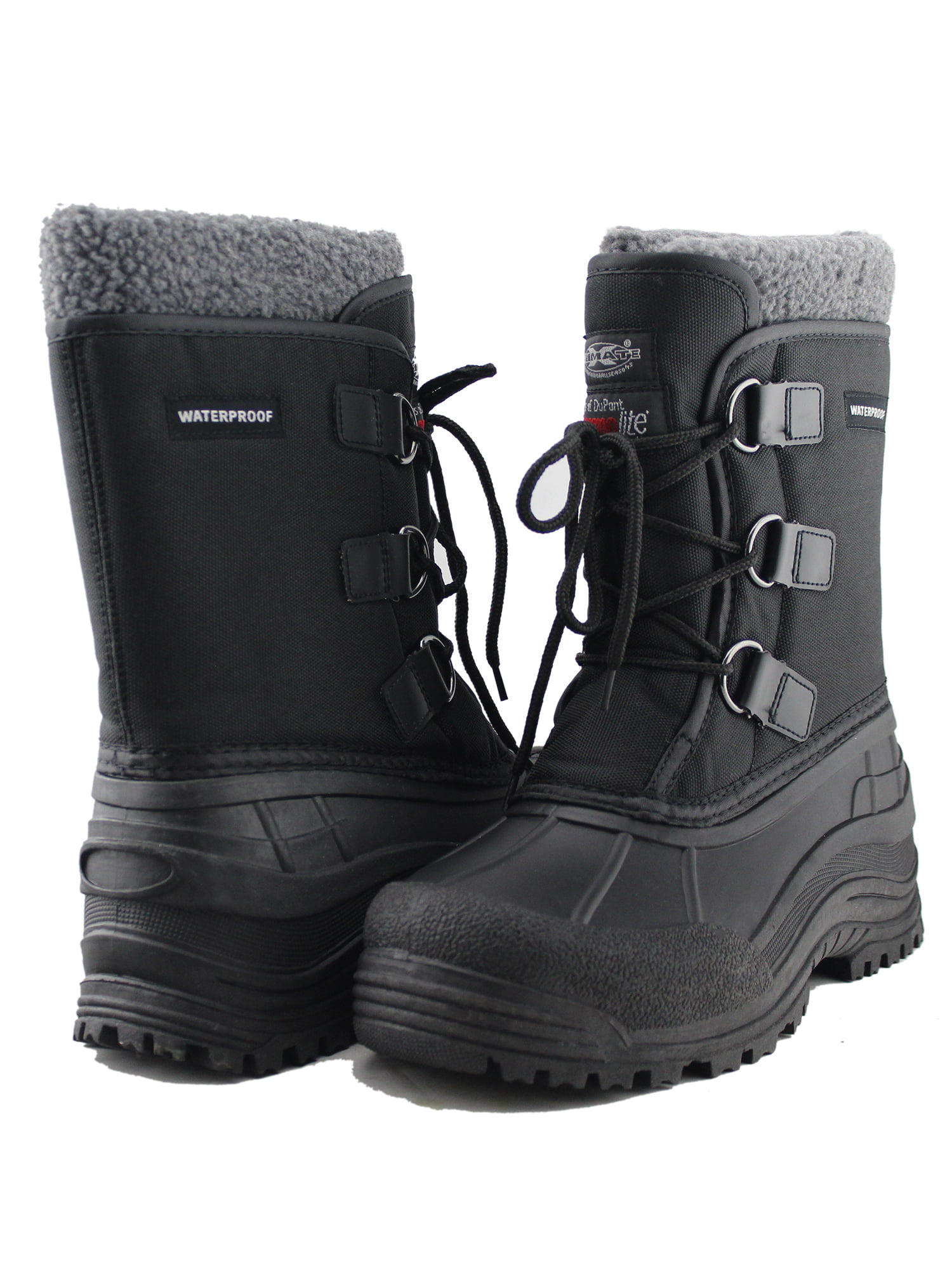 Tanleewa - Waterproof Mens Snow Boots Outdoor Slip Resistant Insulated ...