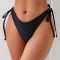thumbnail image 2 of Godom Bikini Bottoms for Women Full Coverage Bathing Suit Swim Bottom Thong Bikinis Black S-XL, 2 of 7