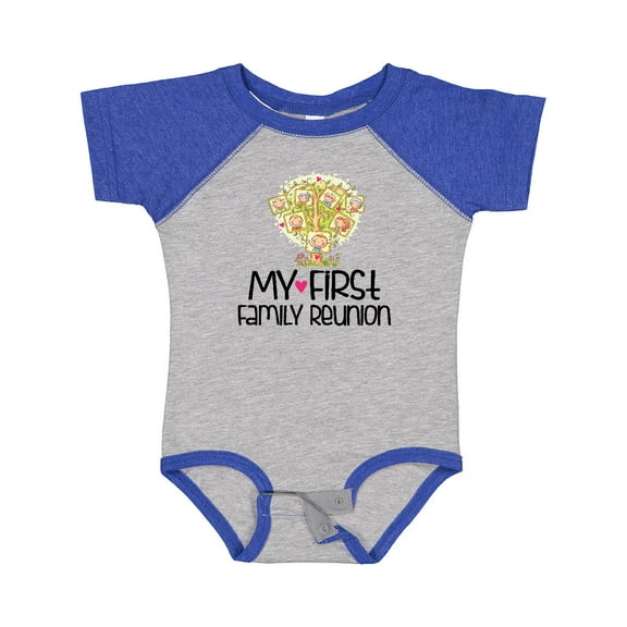 Inktastic My First Family Reunion Boys or Girls Baby Bodysuit