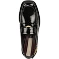 thumbnail image 4 of Franco Sarto Womens Giada Slingback Loafer Heel Black Gloss 5M, 4 of 5