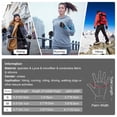 thumbnail image 2 of Winter Warm Running Sports Gloves - Cold Weather Outdoor Thermal Bike Touchscreen Gloves Anti-Slip Soft, 2 of 7