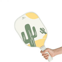 Pickleball Paddles Set Of 2: Fiberglass Rackets For Beginners With Balls - 8mm Honeycomb Core Spin | 7oz Lightweight - Couple Pickle Gifts For Women