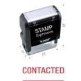 thumbnail image 2 of StampExpression - CONTACTED with line Office Self Inking Rubber Stamp - Red Ink (A-5465), 2 of 4