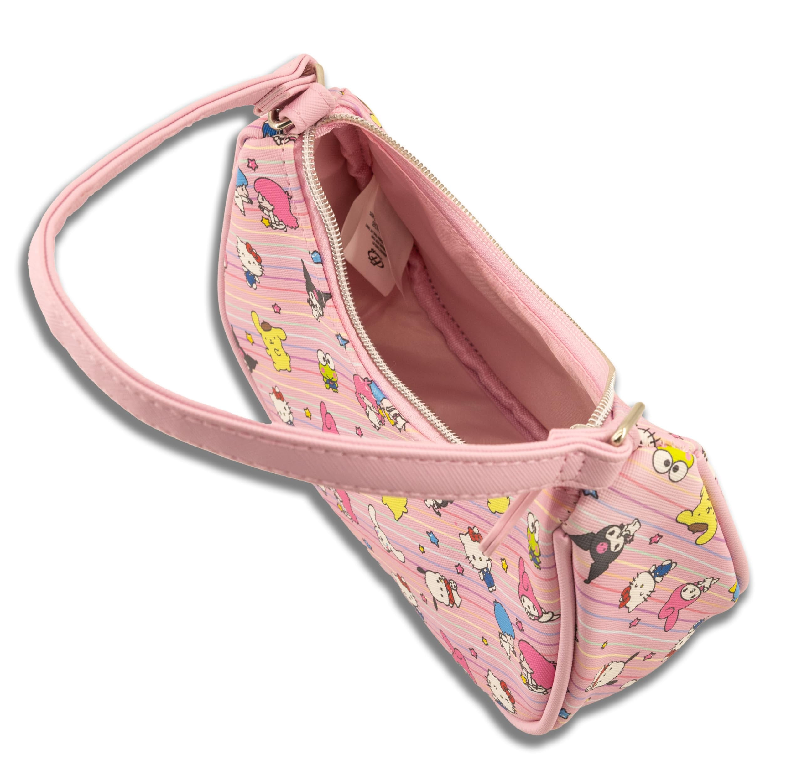 Sanrio Hello Kitty and Friends Hobo Handbag Purse for Girls  Hello Kitty Crossbody Shoulder Bag  Small PU Leather Toddler Purse, Preschool Handbag, Everyday Tote or Mini Travel Purse Ages 3+