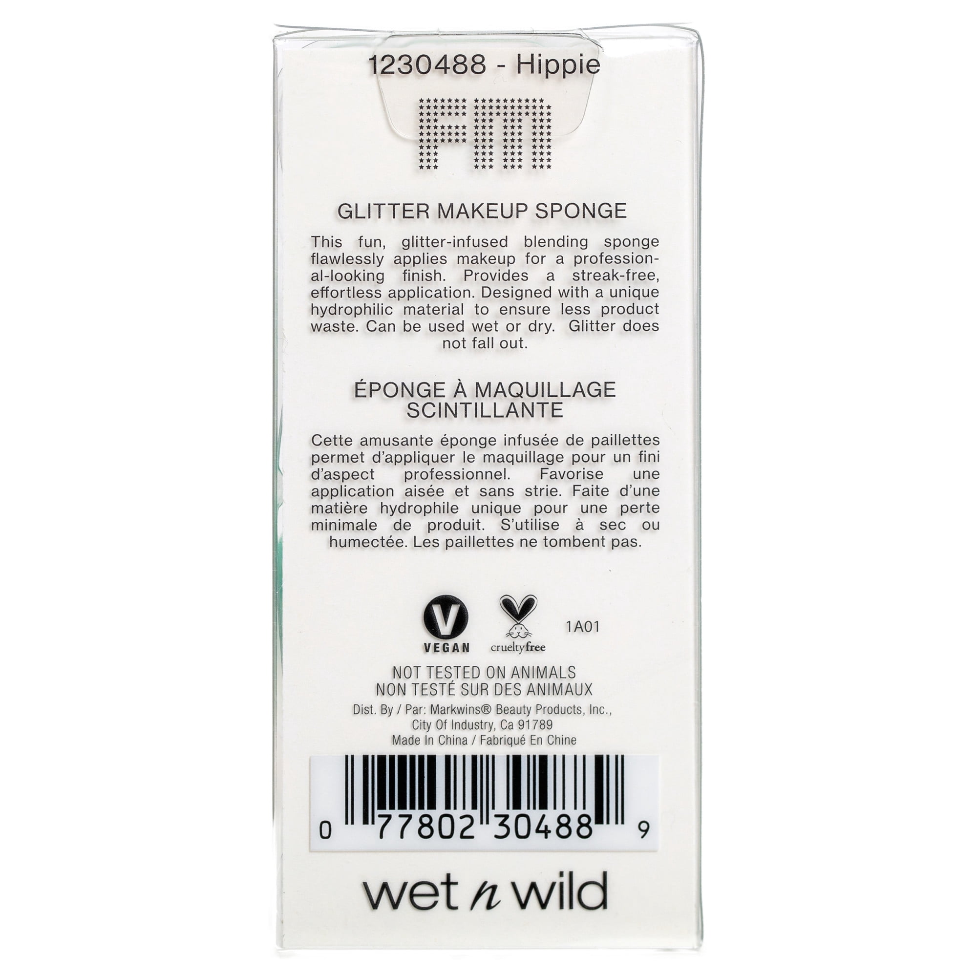 wet n wild Fantasy Makers Glitter Makeup Sponge, Hippie