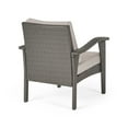 thumbnail image 3 of Noble House Keana Outdoor 4 Chair Chat Set w Fire Pit Gray, 3 of 7