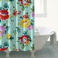 thumbnail image 5 of Waterproof Pioneer Shower Curtain 84x72 Inch Polyester Unique Colorful Floral Shower Curtain for Bathroom Hotel Home Decor with 12 Plastic Hooks, 5 of 5