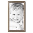 thumbnail image 2 of ArtToFrames 15" x 28" Aged White Gold Picture Frame, 15x28 inch Silver Wood Poster Frame (WOM-2036),  Pack, 2 of 7