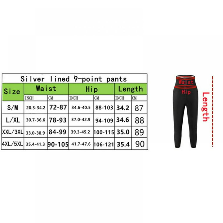 Big Clear!]Hot Thermal Sweat Sauna Body Shapers Slimming Capris Pants High  Waisted Scrunch Sauna Pants Butt Fitness Gym Workout Yoga Plus Size  Leggings For Women 