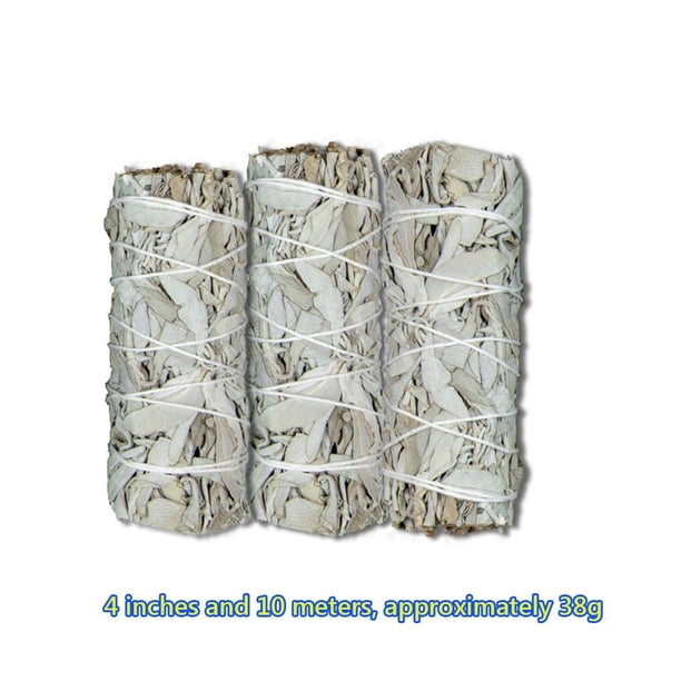 Fragancia de purificación interior de paquetes de salvia blanca para el hogar de yoga (10,5 cm C) Sywqhk Libre de BPA