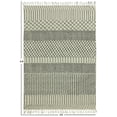 thumbnail image 3 of Casavani Beige Eco Friendly Dhurrie Indian Geometric Hand-Woven Rug 2x3 feet, 3 of 5