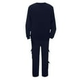 thumbnail image 7 of TIANZEN Men's Casual Solid Color Suit Set Comfortable Slim Fit And Pants Outfit For Business Wedding Party Formal Occasions Star Suit Suites for Boys, 7 of 7