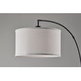 thumbnail image 4 of Better Homes & Gardens 71" Classic Black Metal Arc Floor Lamp with White Fabric Shade, 4 of 7