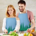 thumbnail image 3 of Blue Bigfoot and Guitar Pattern Apron-Garden Aprons for Women with Pockets-Cotton Linen Waterproof Kitchen Cooking Gardening Aprons Adjustable for Kitchen,Cooking,BBQ and Salon 33x27 Inch, 3 of 7