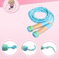 thumbnail image 3 of 8.9ft Kids Jump Rope Adjustable Ergonomic Wood Handle Skipping Rope Jumping Rope, 3 of 10
