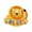 Yellow, variant on Coffee Brown Animal Keyboard Toy With Polished Edges For Safe Play And Early Introduction To Melodies And Tones