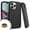 Black, variant on For Apple iPhone 16 (6.1") Tough Hybrid Shockproof Silicone Rubber TPU + Hard PC Heavy Duty Three Layer Armor Protection Phone Case Cover Fit iPhone 16, Black