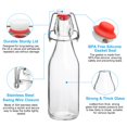 thumbnail image 3 of Botellas con tapa giratoria JOBVERT, 250 ml, paquete de 4, vidrio hermético, 3 of 7