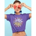 thumbnail image 2 of 70s Retro Flower Power Shaped T-Shirt Women -Image by Shutterstock, Female x-Large, 2 of 4