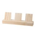 thumbnail image 2 of Expositor de pendientes de madera con ranuras para exhibiciones en el hogar. 1 ranura pequeña, 2 of 5